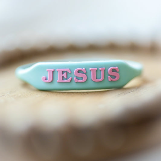 JESUS WristWords Bracelet - Mint Julep