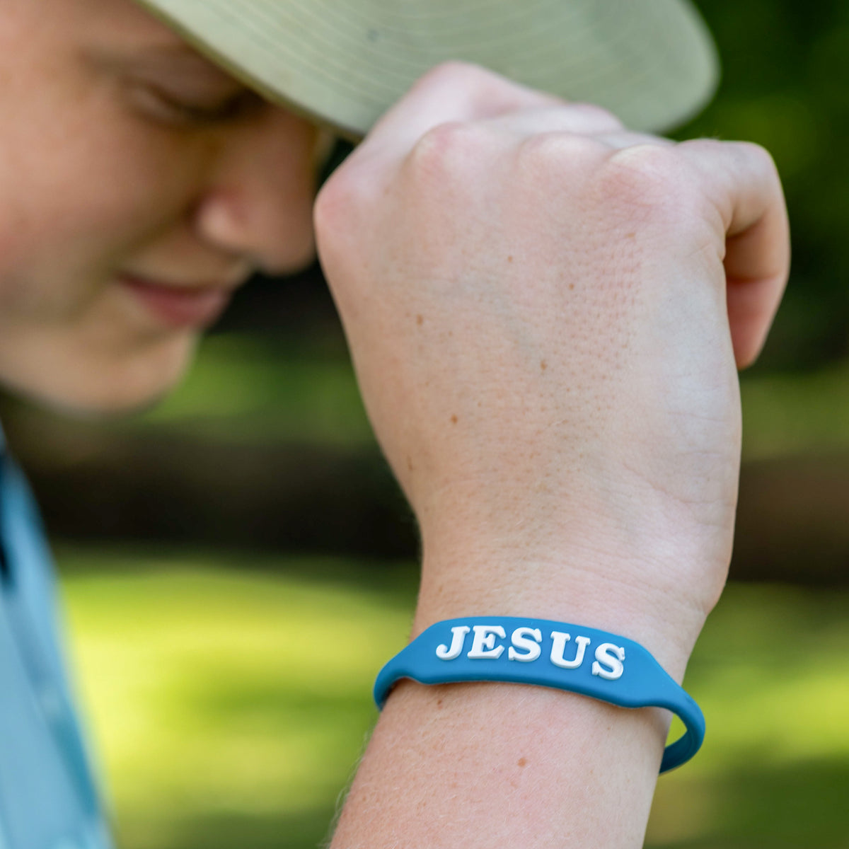 JESUS WristWords Bracelet - Deep Sea