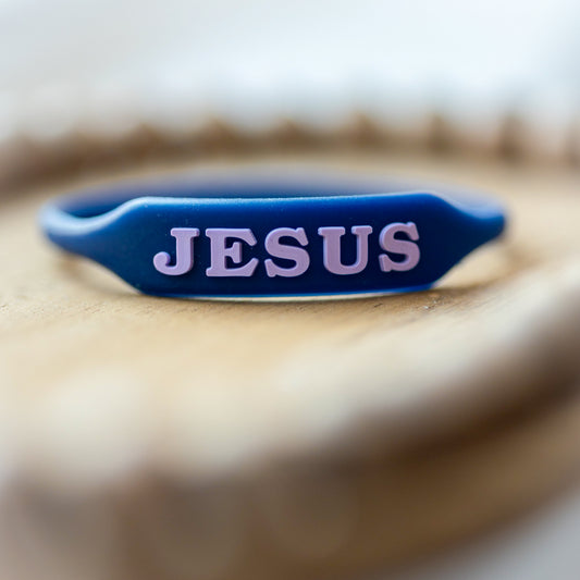 JESUS WristWords Bracelet - Indigo Bloom