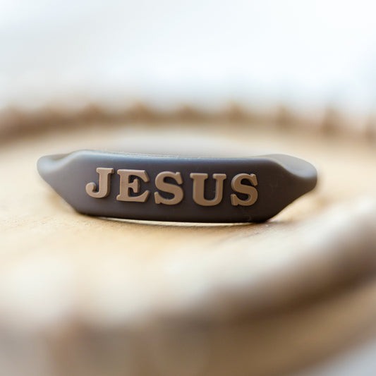 JESUS WristWords Bracelet - Mocha