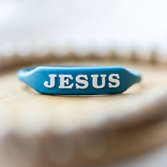 JESUS WristWords Bracelet - Deep Sea