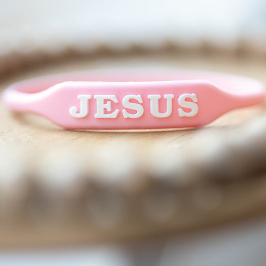 JESUS WristWords Bracelet - Bubblegum