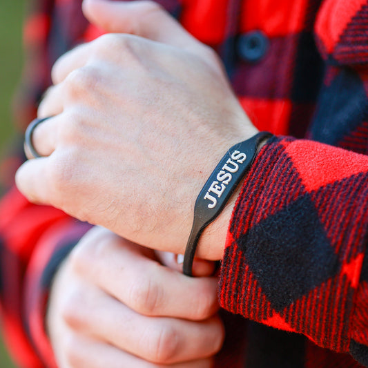 JESUS WristWords Bracelet - Midnight