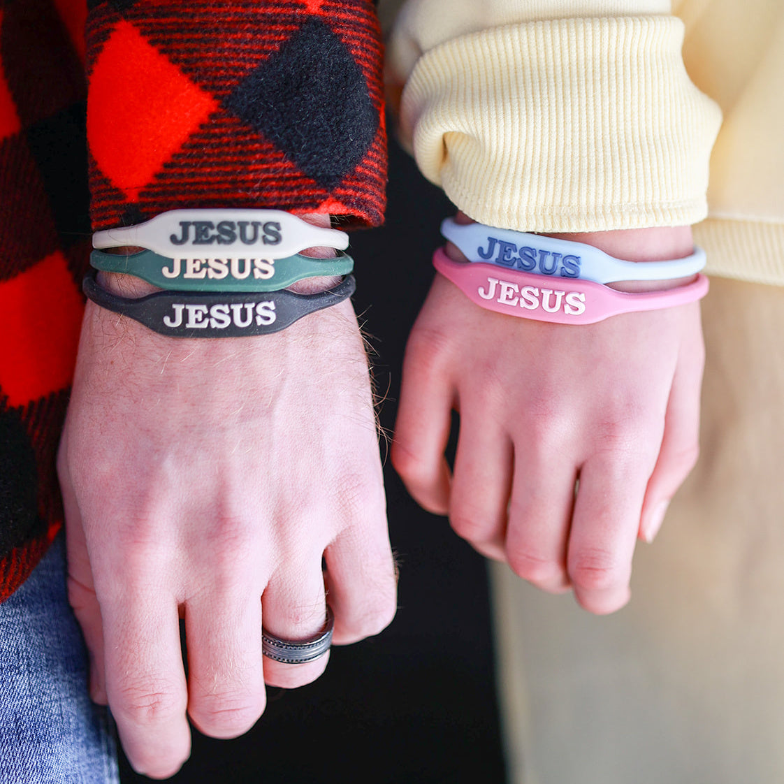 JESUS WristWords Bracelet - Midnight